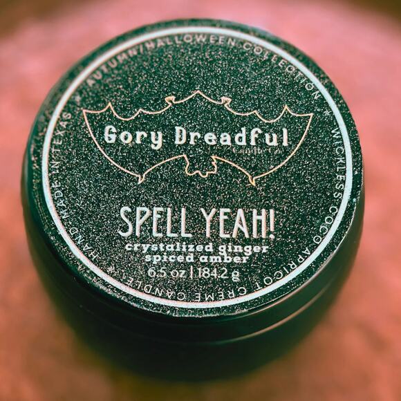 Spell Yeah!  Wickless Candle: Crystallized Ginger & Spiced Amber Scent - Picture 4 of 8